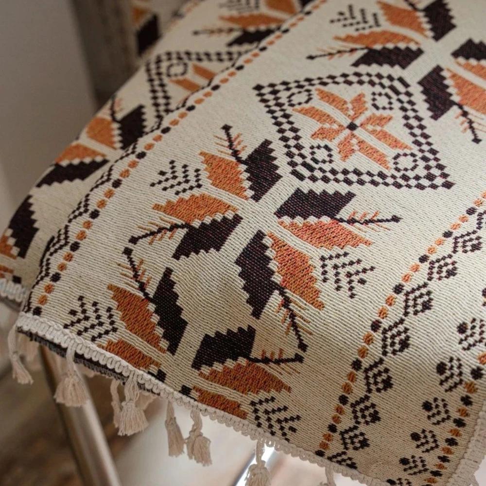 Bohemian Geometric Semi-Blackout Curtain