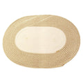 Boho Braided Hemp Oval Rug