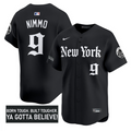 Brandon Nimmo Jersey #9 New York Mets Gothic Borough Edition Stitched