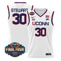 Breanna Stewart Jersey #30 UConn Huskies 2026 Final Four Stitched White