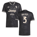 Bremer 3 Juventus 2025-26 Third Match Jersey – Black