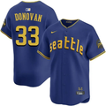 Brendan Donovan Jersey #33 Mariners Vapor Premier Limited All Stitched