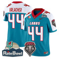Brian Urlacher Jersey #44 New Mexico Lobos 2025 Rate Bowl Vapor Stitched