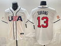 Brice Turang Jersey #13 USA Baseball 2026 World Baseball Classic Stitched White