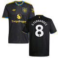 Bruno Fernandes 8 Manchester United 2025-26 Third Match Jersey – Black