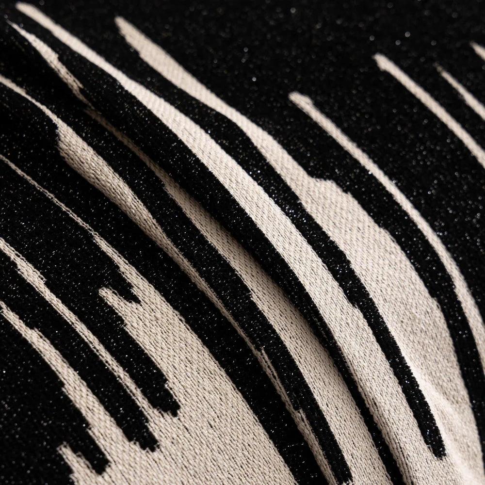Brushstroke Vertical Pattern Chenille Sofa Cover