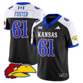 Bryce Foster Jersey #61 Kansas Jayhawks Football 2025 Limited Stitched