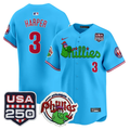 Bryce Harper Jersey #3 Philadelphia Phillies Phanatic 250 USA Stitched