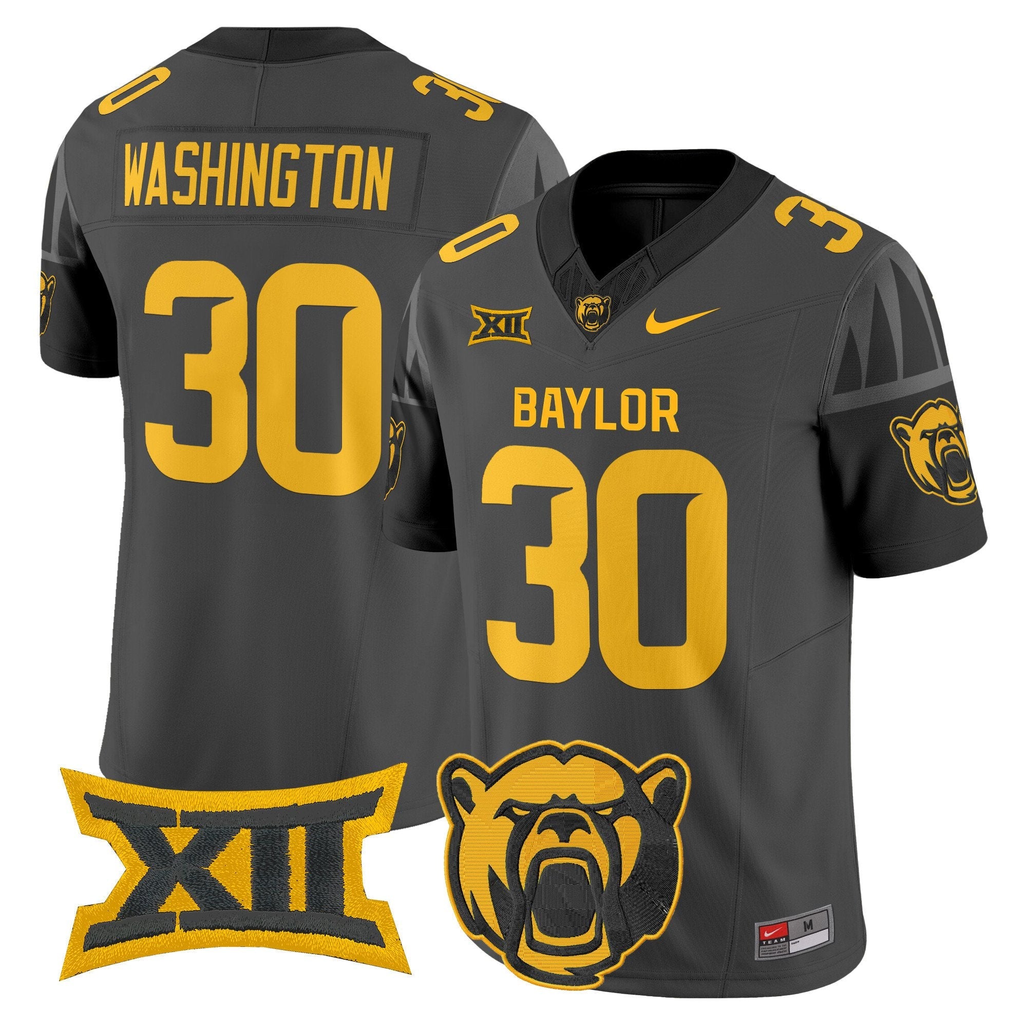 Bryson Washington Jersey #30 Baylor Bears 2025 Vapor Stitched