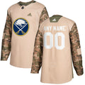 Buffalo Sabres Camo Veterans Day Custom Practice Jersey Stitched