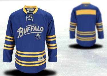 Buffalo Sabres Customized Blue 40TH Jersey Stitched