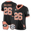 Bulldogs Jersey #26 Georgia Bulldogs 2026 The Big Peach Stitched