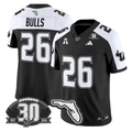 Bulls Jersey #26 South Florida Bulls 30th Patch Limited Stitched