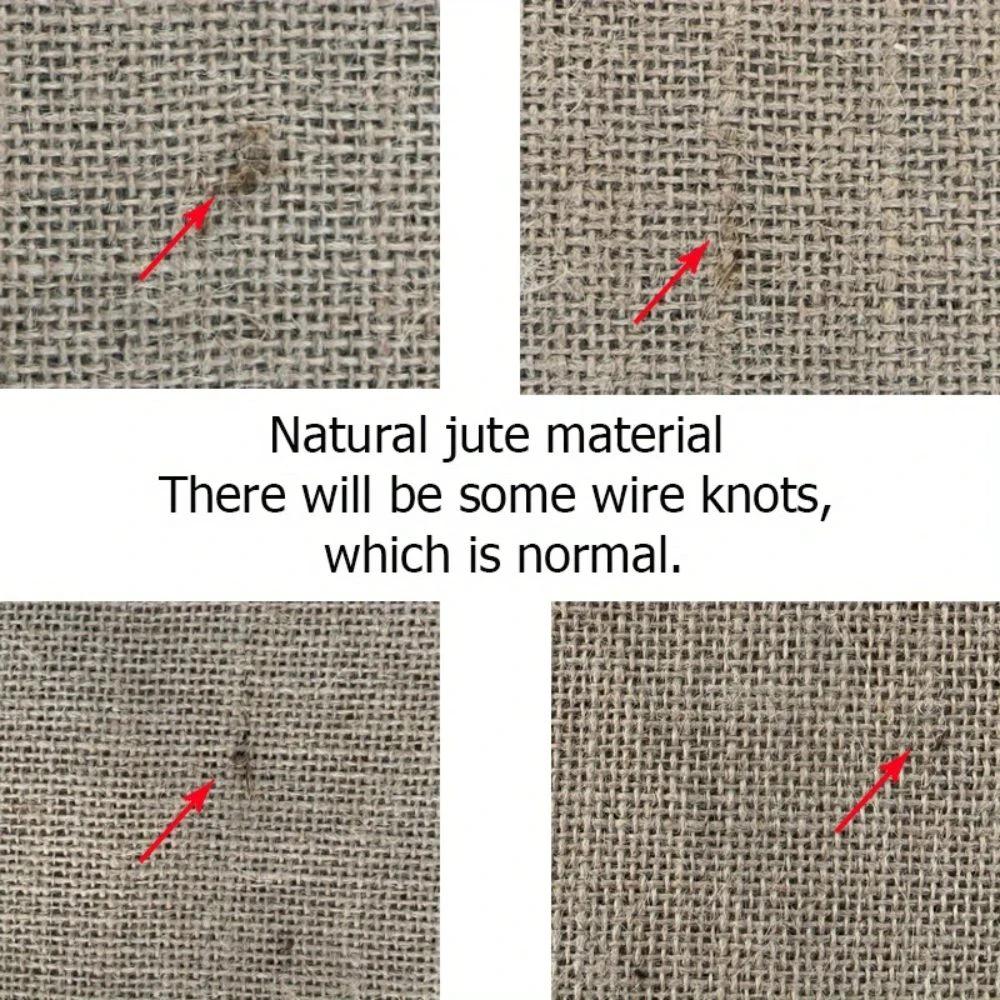 Burlap Charm Boho Table Runner