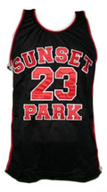 Busy Bee Jersey #23 Sunset Park Movie Basketball New Sewn Black