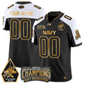Custom Navy Midshipmen Jersey Commander-in-chief's Trophy Champions