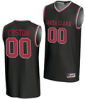 Custom Santa Clara Broncos Jersey Name and Number Basketball NIL Lightweight Black