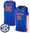 Custom Florida Gators Jersey Name, Number 2024 Swingman Basketball Royal