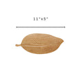Rustic Leaf Wooden Serving Trays