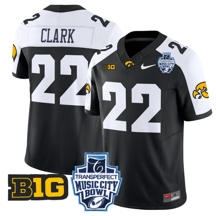 Caitlin Clark Jersey #22 Iowa Hawkeyes 2024 Music City Bowl