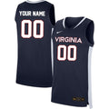 Custom Virginia Cavaliers Jersey Name and Number College Basketball Stitched Navy