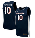 Casey Valenti Paea Jersey #10 Virginia Cavaliers Unisex NIL Basketball Navy