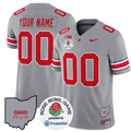 Custom Ohio State Buckeyes Jersey Rose Bowl Vapor Limited V2 Stitched