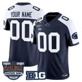 Custom Penn State Jersey 2025 Pinstripe Bowl Vapor Limited V2 Stitched