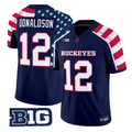 CJ Donaldson Jersey #12 Ohio State America 250 Edition Vapor Limited Stitched