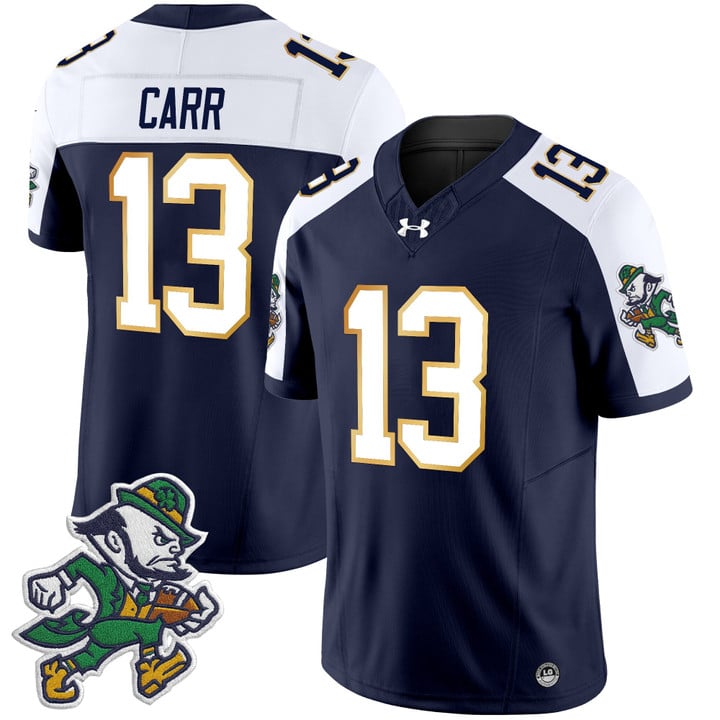 CJ Carr Jersey #13 Notre Dame 2025 Gridiron Leprechaun Edition