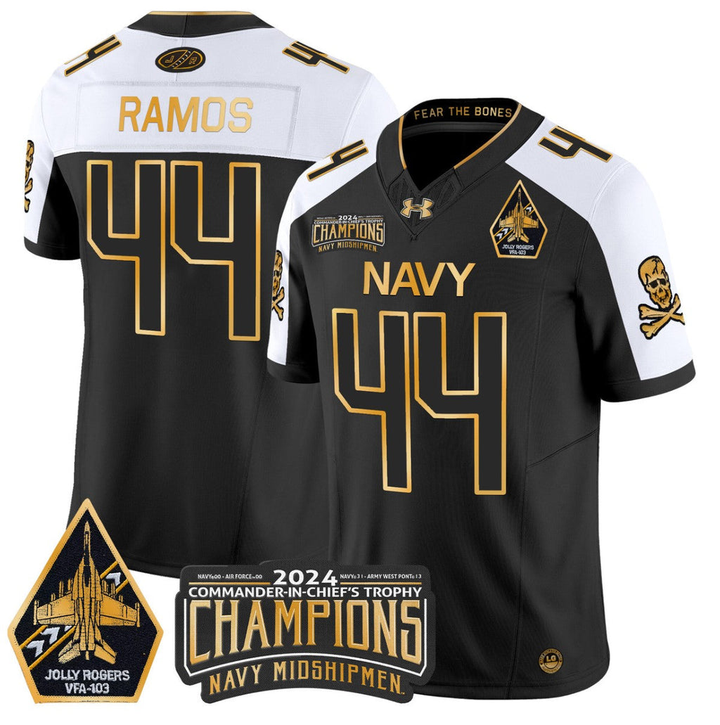 Colin Ramos Jersey #44 Navy Midshipmen Commander-in-chief's Trophy