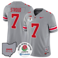 C J Stroud Jersey #7 Ohio State Buckeyes Rose Bowl Vapor Limited V2