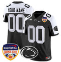 Custom Penn State Jersey Name, Number Orange Bowl Patch Stitched