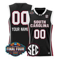 Custom South Carolina Gamecocks Jersey 2026 Final Four Stitched Black