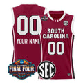 Custom South Carolina Gamecocks Jersey 2026 Final Four Stitched Garnet
