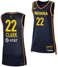 Caitlin Clark Jersey #22 Indiana Fever Basketball 2024 WNBA Draft Explorer Edition Stitched Navy
