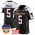 Caleb Douglas Jersey #5 Texas Tech 2025 Orange Bowl Patch V2 Stitched