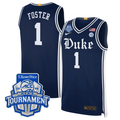 Caleb Foster Jersey #1 Duke Blue Devils 2026 ACC Tournament Stitched
