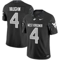 Cam Vaughn Jersey #4 West Virginia Mountaineers 2025 Vapor Stitched