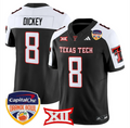 Cameron Dickey Jersey #8 Texas Tech 2025 Orange Bowl Patch V2 Stitched