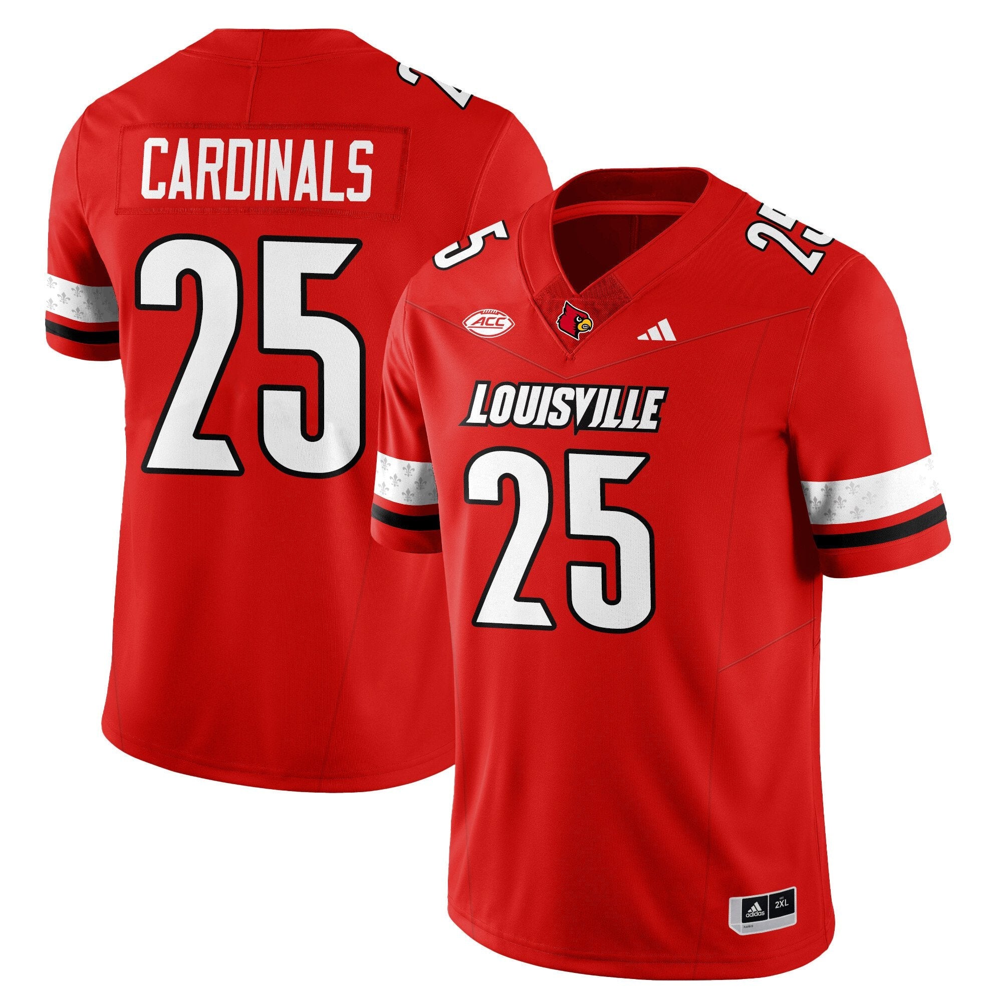 Cardinals Jersey #25 Louisville Football 2025 Vapor Limited Stitched