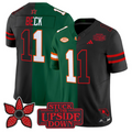 Carson Beck Jersey #11 Miami Hurricanes Upside Down Edition Stitched