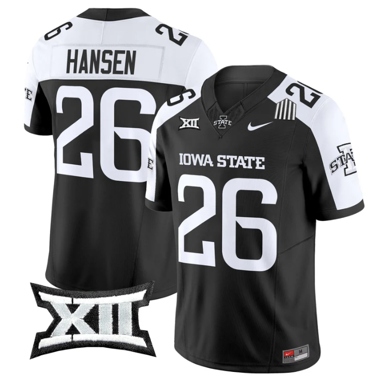 Carson Hansen Jersey #26 Iowa State Cyclones 2025 Limited Stitched
