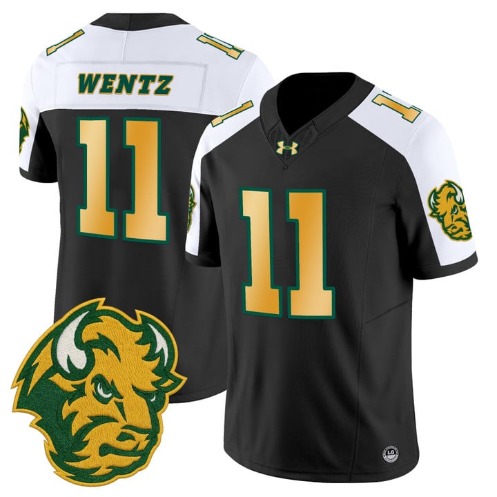 Carson Wentz Jersey #11 North Dakota State Bison Limited Stitched