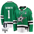 Casey DeSmith 1 Dallas Stars 2025 STANLEY CUP Final Patch Home Men Jersey Black