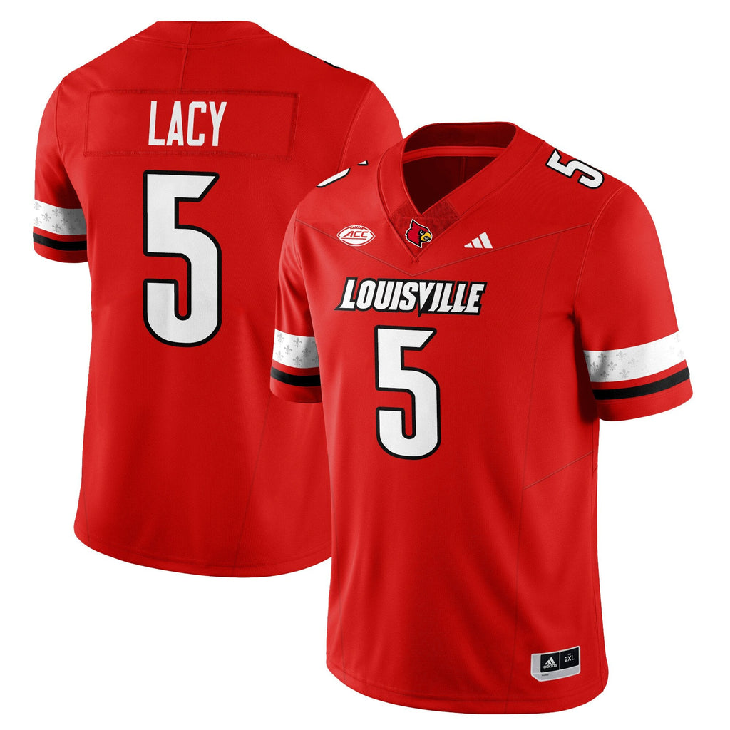 Caullin Lacy Jersey #5 Louisville Football 2025 Vapor Limited Stitched