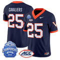Cavaliers Jersey #25 Virginia Cavaliers 2025 ACC Championship Stitched