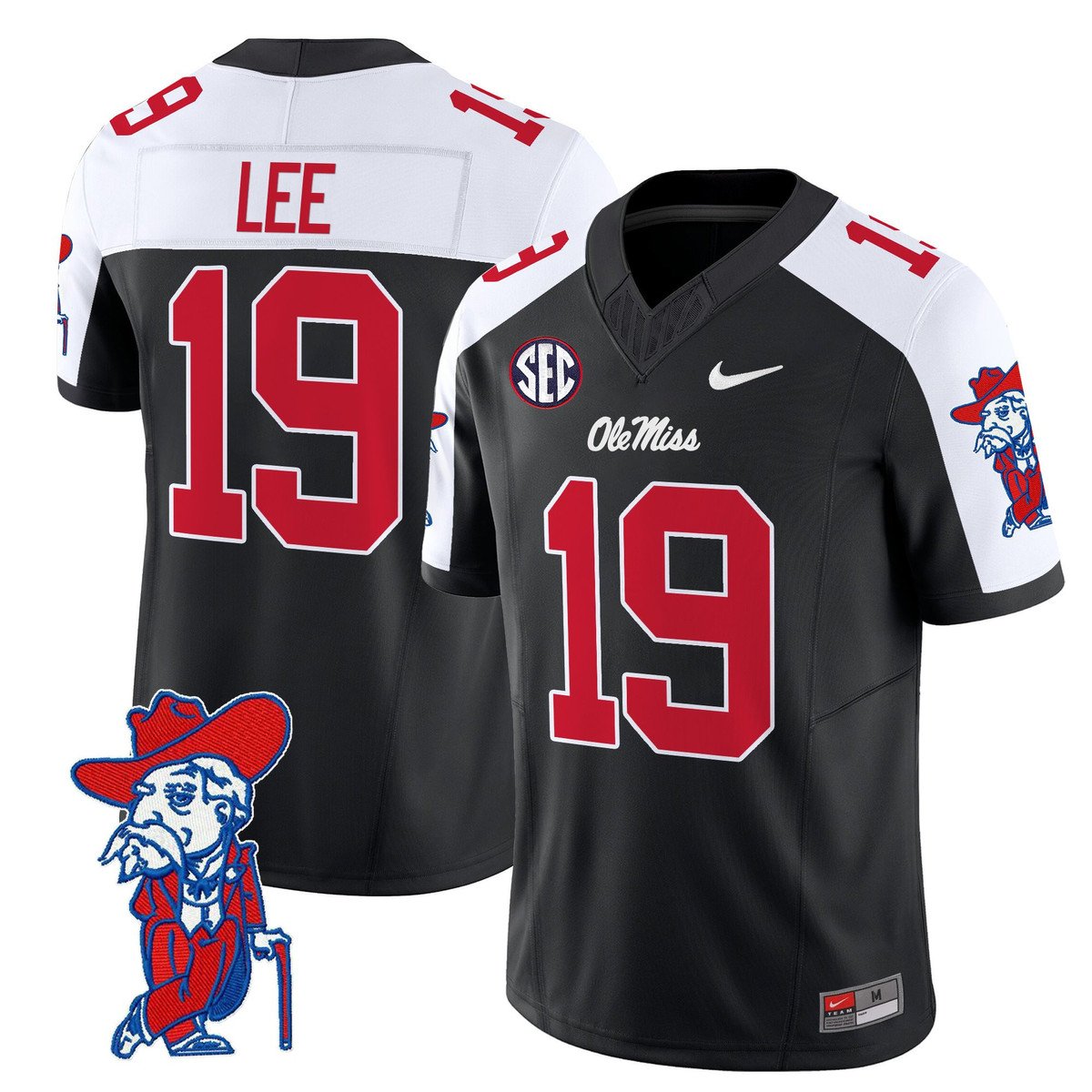 Cayden Lee Jersey #19 Ole Miss Rebels 2025 Limited V2 Stitched