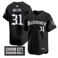 Cedric Mullins Jersey #31 Baltimore Orioles Gothic Harbor Edition