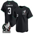 César Montes Jersey #3 Mexico 2026 National Team Vapor Baseball Stitched